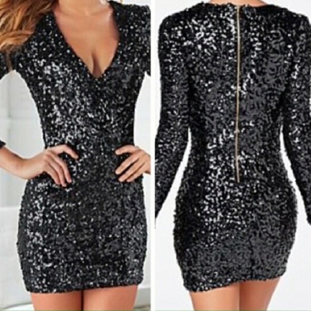 Venus sequined mini dress